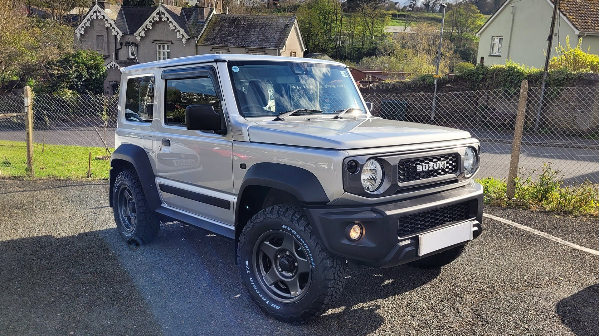 Suzuki Jimny (2018+) with BRADLEY V wheels, BF Goodrich KO2 All Terrain tyres and standard suspension Street Track Life JimnyStyle