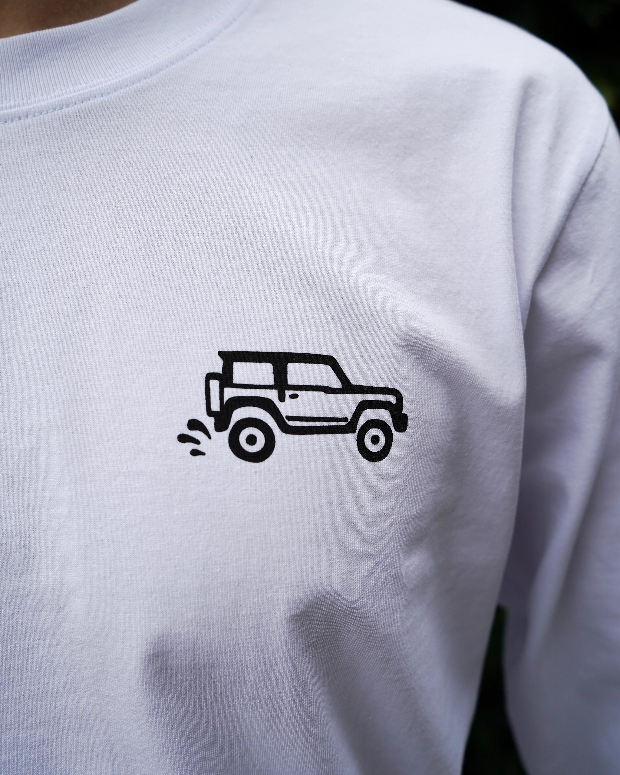 JIMNYSTYLE Rally Club T-Shirt - Long Sleeve - White - Jimny Tshirt