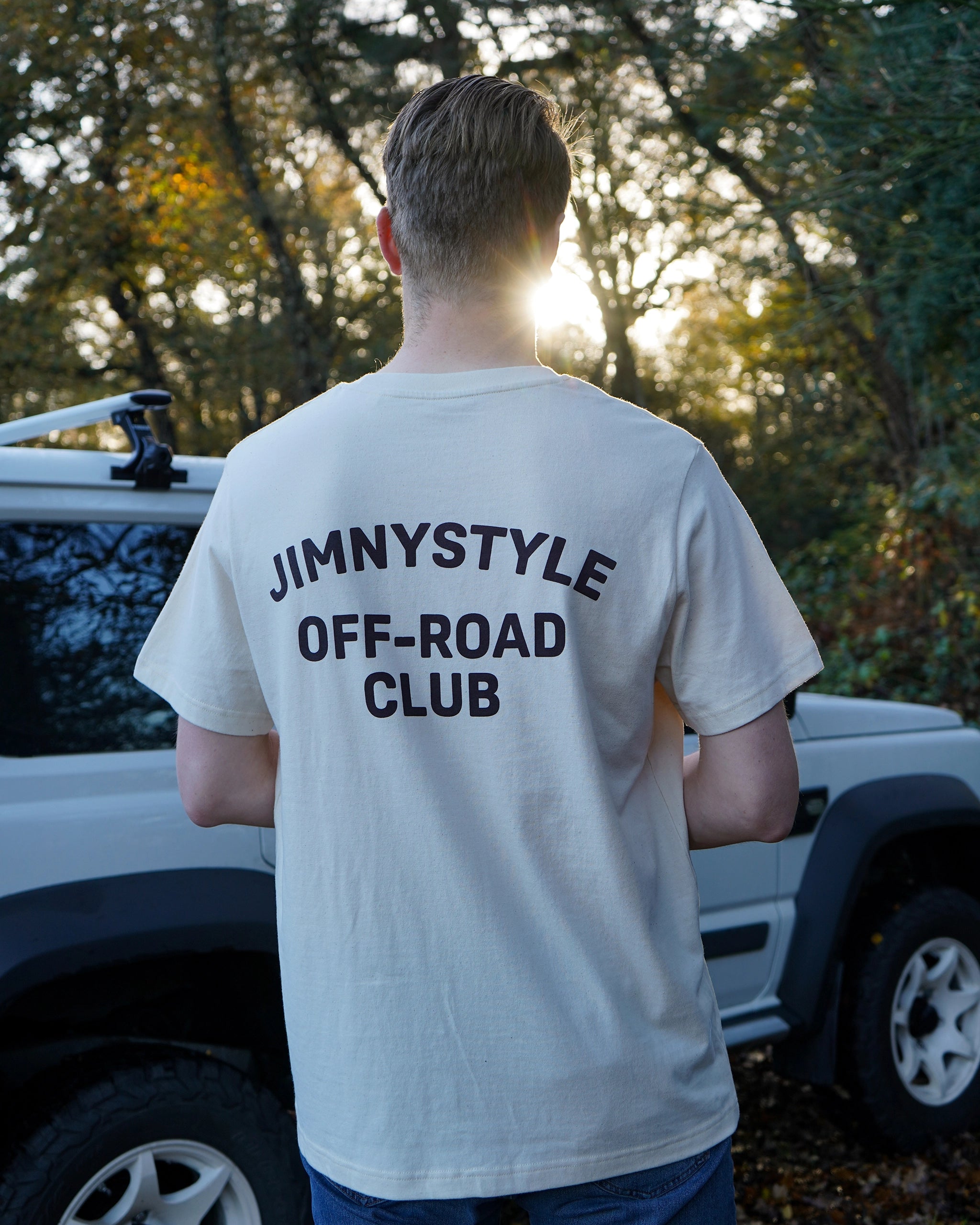 JIMNYSTYLE Off-Road Club T-Shirt - Desert Beige - Jimny Tshirt