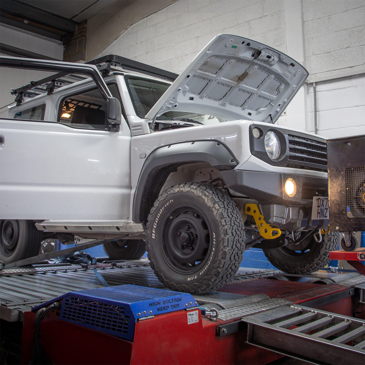 Jimny dyno test Pipercross air intake for suzuki jimny horsepower HBP gains