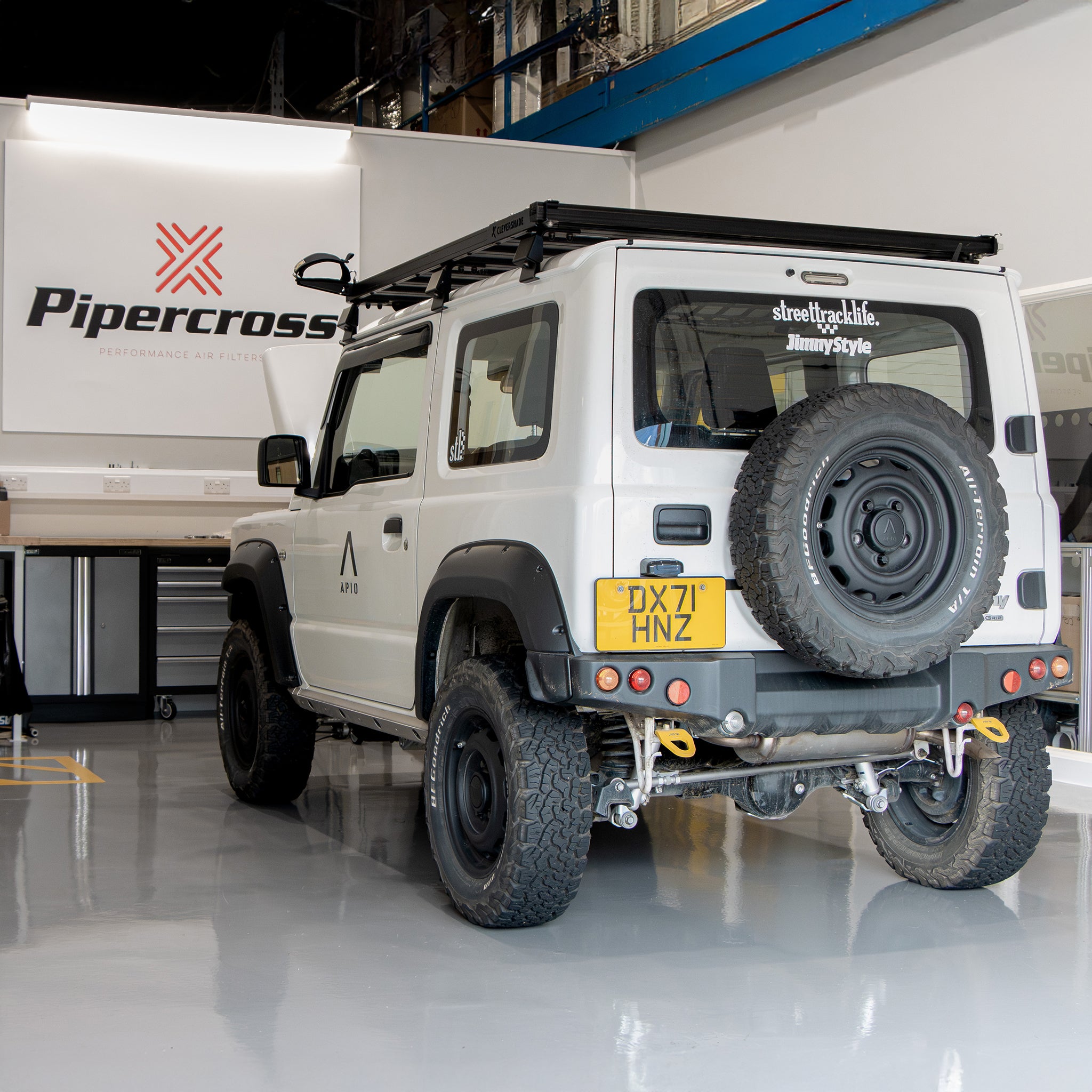 JimnyStyle x Pipercross Air Intake for Suzuki Jimny was developed with Pipercross and rigorously dyno-tested to prove real-world horsepower and torque gains.