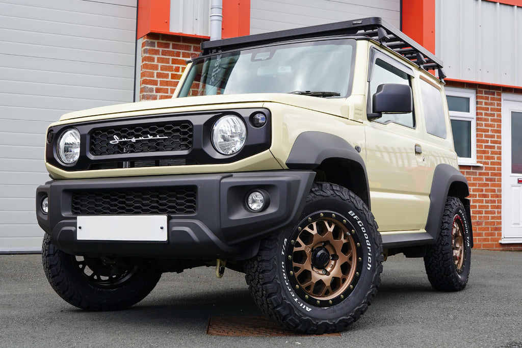 XTREME-J XJ04 Wheels - Matte Bronze Black Rim - 16x5.5J-5 KO2 All Terrain Tyres - 215/70R16  supplied by street track life jimnystyle