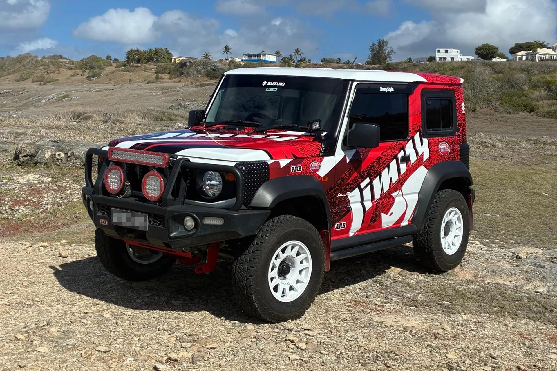 SUZUKI JIMNY (2018+) BARBADOS EVO CORSE DAKARZERO WHEELS WHITE