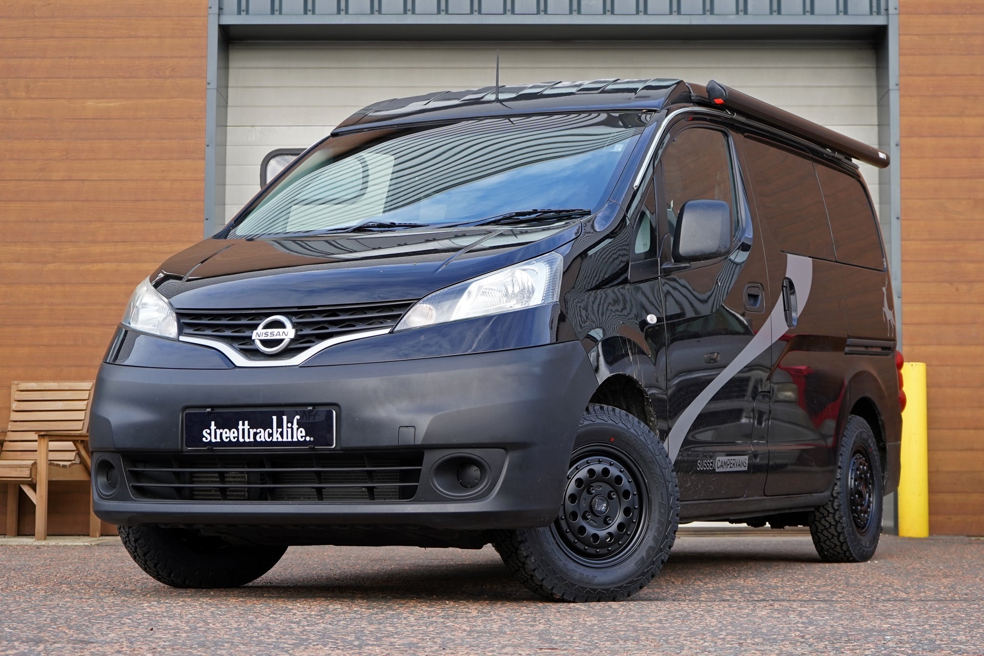 Nissan NV200 (2009+) with 14" XTREME-J RUGGED wheels and Maxxis Wormdrive AT-980E tyres