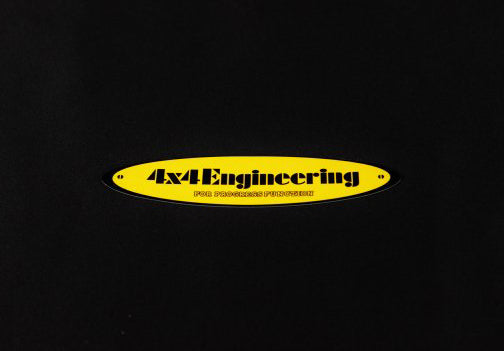 4x4 Engineering Service Oval Mini Sticker