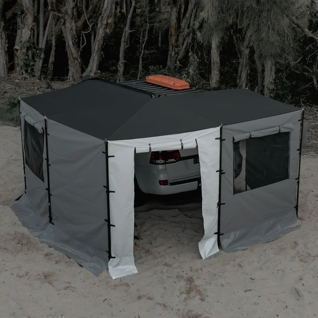 Clevershade Deluxe Awning Door Wall