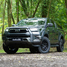 Magpie M-02 18" Wheel & Tyre Package for Toyota Hilux (2016+) With BF Goodrich KO2 All terrain Tyres Wheels on Hilux Invincible X