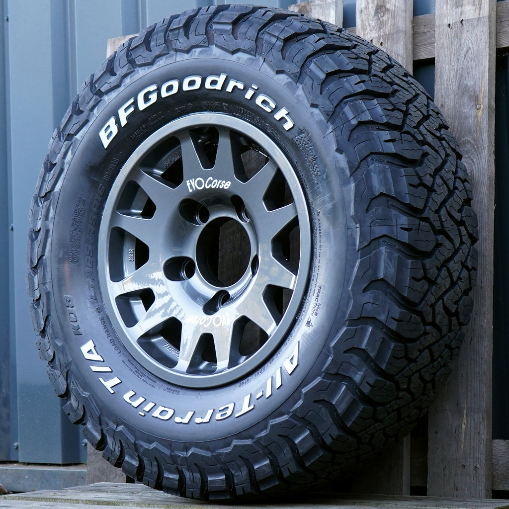 EVO Corse DakarZero 16" Wheel & Tyre Package for Land Rover Defender Classic