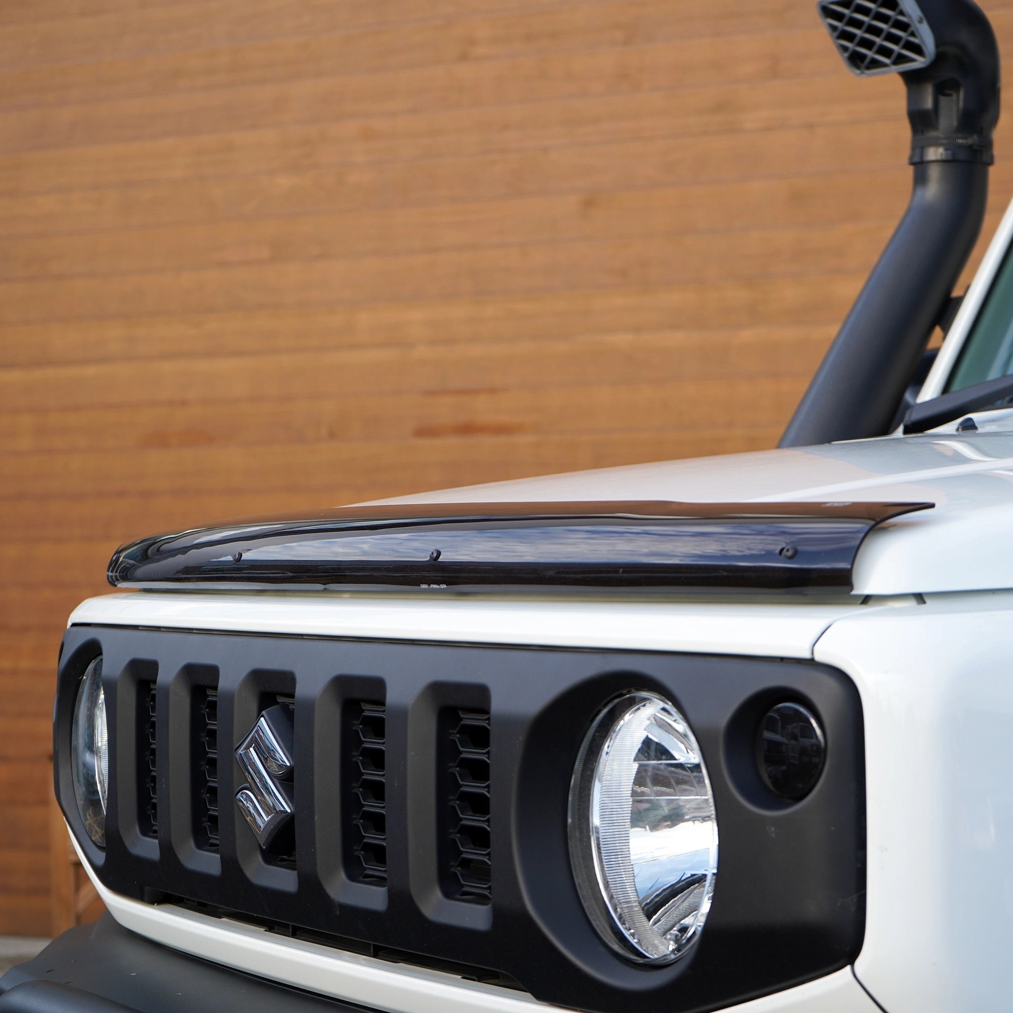 Black Bonnet Guard for a Suzuki Jimny (2018+)