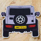 JIMNYSTYLE Silky Silver Suzuki Jimny Slap Sticker - Jimny sticker