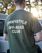 JIMNYSTYLE Off-Road Club T-Shirt - Moss Green - Jimny Tshirt