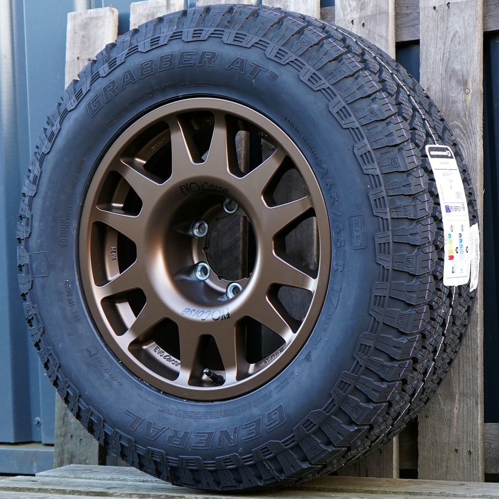 EVO Corse DakarZero 17" Wheel & Tyre Package for Toyota Hilux (2016+)