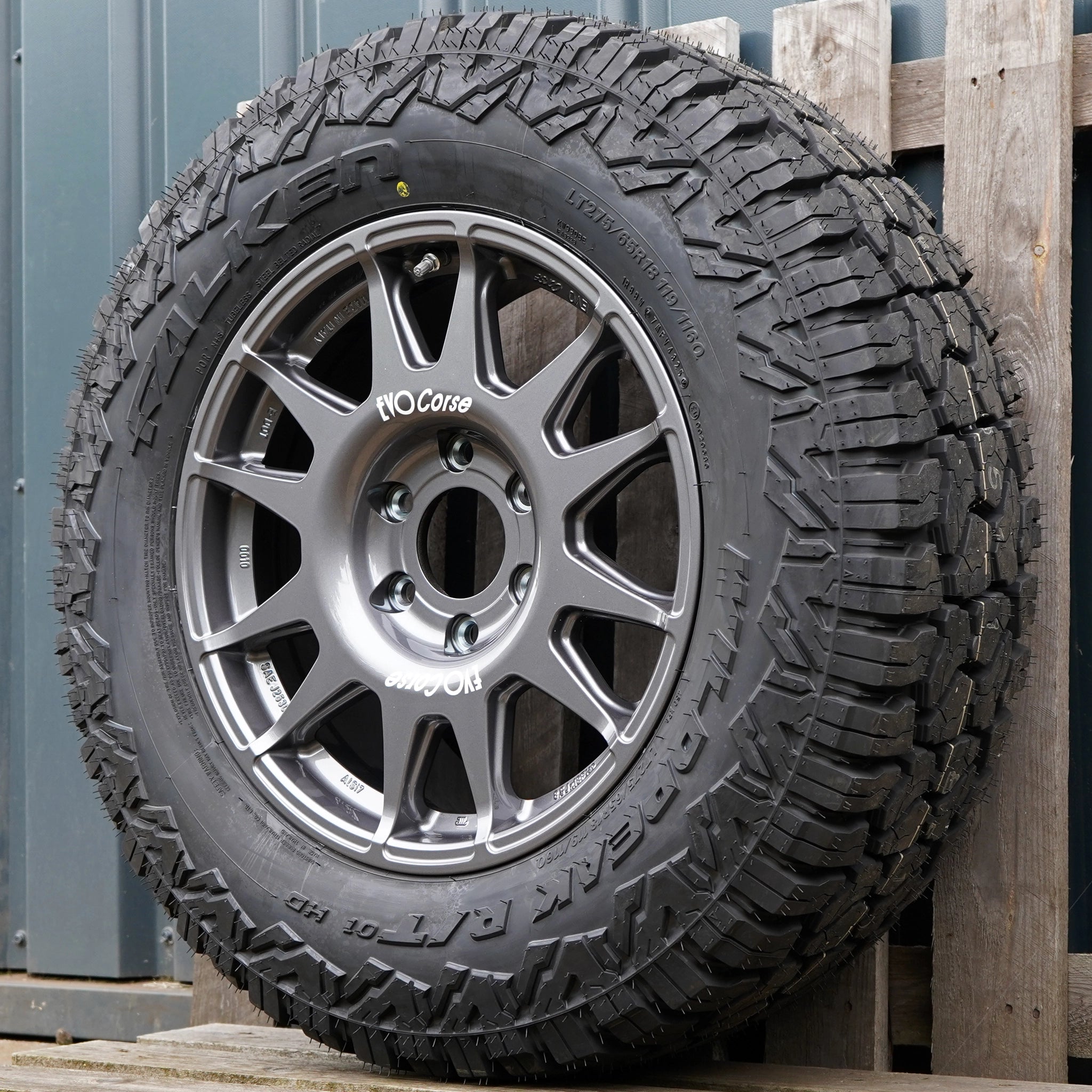EVO Corse DakarZero 18" Wheel & Tyre Package for Toyota Land Cruiser Prado 250 (2024+)