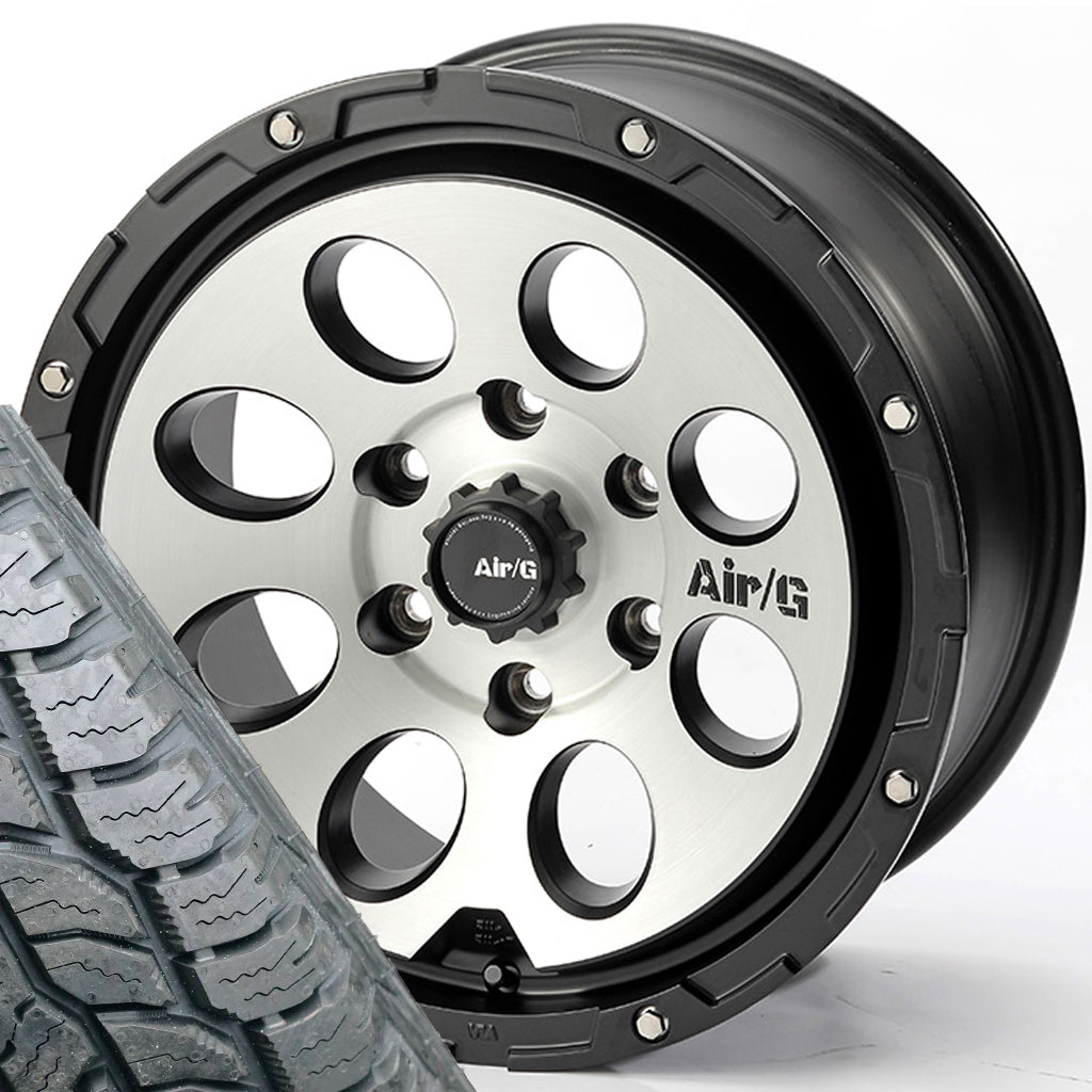 Air/G Massive 17" Wheel & Tyre Package for Toyota Hilux (2016+)