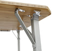 Dometic Go Compact Camp Table / Bamboo Top Camping Table With Adjustable height legs fold away