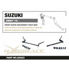 HARDRACE Front Anti-Roll Bar with Quick-Release Disconnect for Suzuki Jimny 2018+
