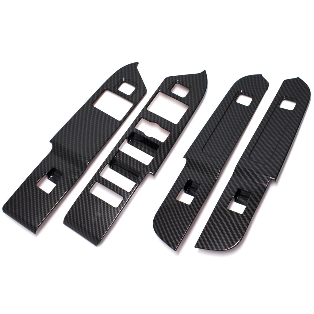 Carbon Effect Electric Window Switch Trim Cover Set for Land Rover Defender (2020+)