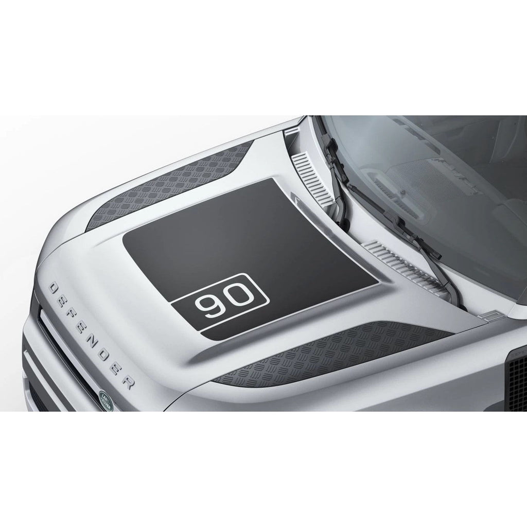 Matte Black Bonnet Decal for Land Rover Defender (2020+)